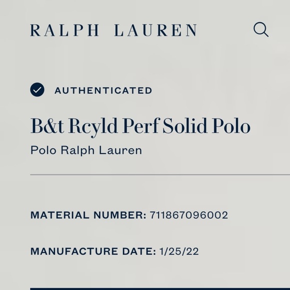 Polo Ralph Lauren Big & Tall Recycled Performance short sleeve shirt. Size 2XB - Picture 10 of 11